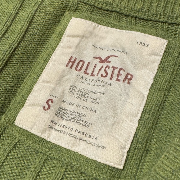 Y2k Hollister Cable Knit Sweater - Picture 3 of 3